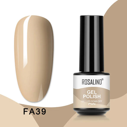 ROSALIND Gel Nail Polish UV Base Top Coat Soff Off Stamping Polish All For Art Manicure Semi Permanant Gel Nail Fast Shipping