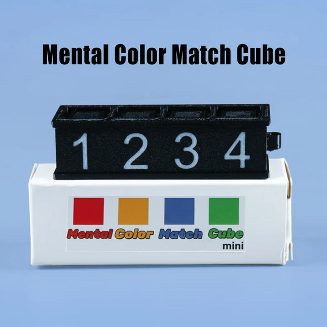 Mental Med big Color Match Cube Stage Magic Tricks Illusions Gimmicks Mentalism Magic Props Close Up Magia Magician Psychology