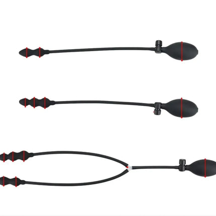 Inflatable Anal Plug Adult Sex Toy Dildo Pump Butt Plug Anal Dilator BDSM Sex Toy for Enjoying Sex Pleasure