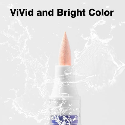 ROSYMENG 126/9 Colors Acrylic Paint Marker Pens Soft Brush Professional Drawing Pens PK LANGUO School Stationery Art Supplies