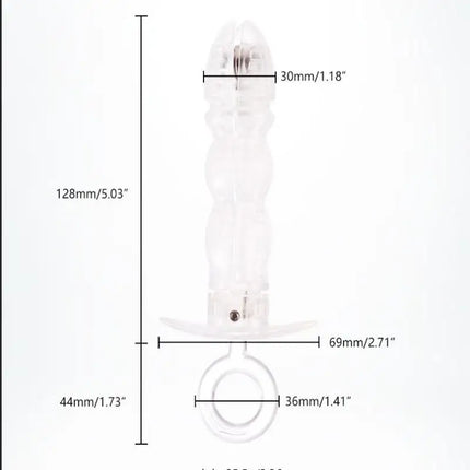Adjustable Resin Anal Training System for BDSM Play And Fisting Practice - Butt Stretching Dilator Expander for Adult Men Women