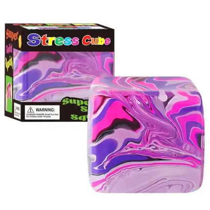 Schylling Needoh Nice Cube Sensory Nice-Sicle Stress Relief Squishy Cube Anti-Anxiety Squeeze Object For Focus ADHD Population