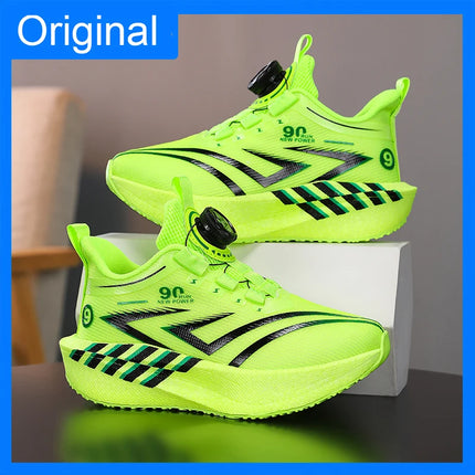 Children Sneakers Spring Soft Sole Rebound Anti Slip Student Competition Training Shoes Casual Professional Running Shoes