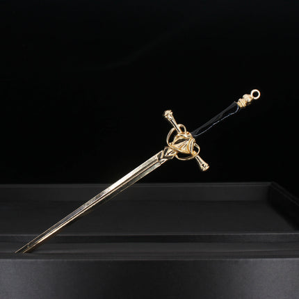 New Punk Metal Sword Hair Stick Chinese Simple Hair Pins for Women DIY Chopstick Hairstyle Design Tools Jewelry Accessories Gift