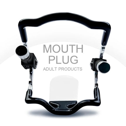 BDSM Adjustable Mouth Plug Slave Deep Throat Restraint Adult Sex Products Oral Sex Restraint Opening Plug Reusable Adult Sex Toy