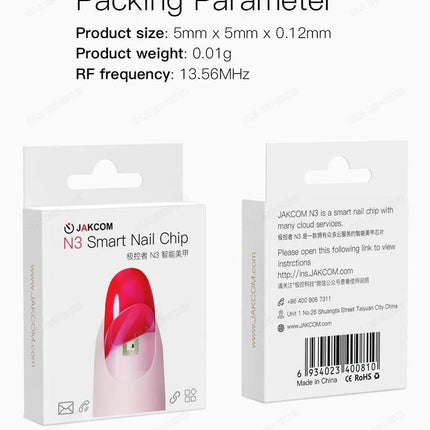 N3 Super Value Smart Nail New Multi Function Chip Intelligent Nail No Charge Required NFC Smart Wearable Gadget For Phone Call
