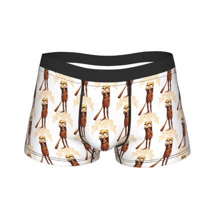 Hot Boxer Tung Tung Tung Sahur Shorts Panties Briefs Man Underwear Italian Brainrot Meme Polyester Underpants for Male Plus Size