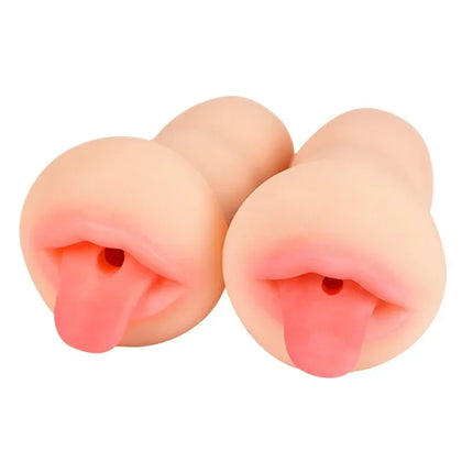 Realistic Deep Throat Vagina Artificial Real Pocket Pussy Oral Male Masturbator Blowjob Cup Erotic Sex Toys For Men Adult Games