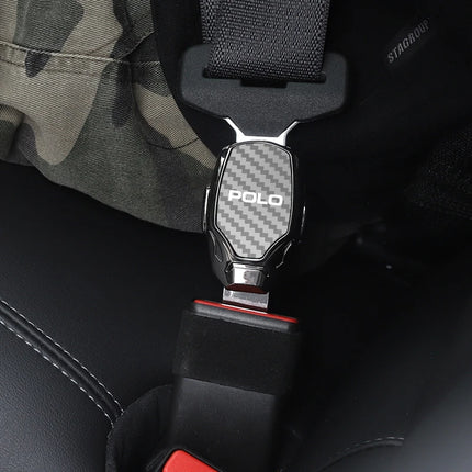 For VW POLO Car Seat Belt Clip Extender Customization Emblem Accessory Personalized Vehicle Seat Buckle Clip