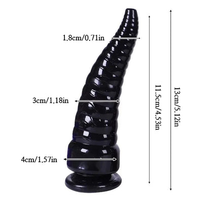Threaded octopus tentacles, simulated anal plug, adult sex toy, men's and women's anal expanders, prostate massager, suction cup