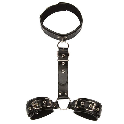 BDSM Bondage Set Neck Collar Handcuff Whip Restraint Rope Adult Game Exotic Accessories for Couples