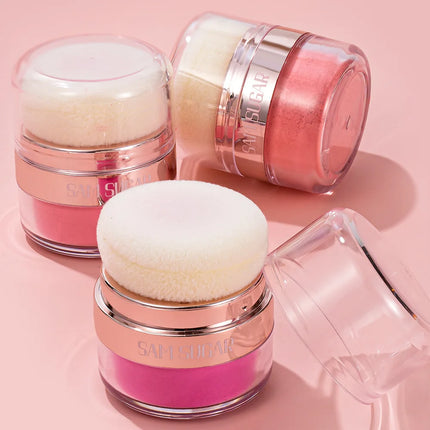 6 Color Air Cushion Blush Silky Smooth Matte Eye Shadow With An Easy To Use Puff For Mushroom Head Loose Powder