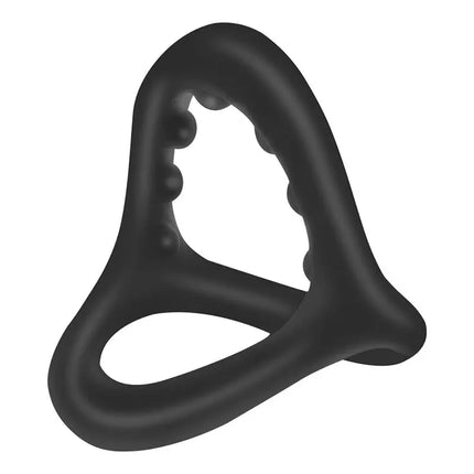 Silicone Penis Rings Cock Ring Erection Enhancing Triangular Penis Ring With Massage Beads Delayed Ejaculation Sex Toys For Men