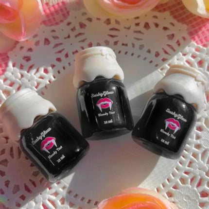 Matte Lip Gloss Halloween Festival Essential Matte Lip Gloss OG Bloody Tint Set Matte Dark Lipstick For Party Cosplay