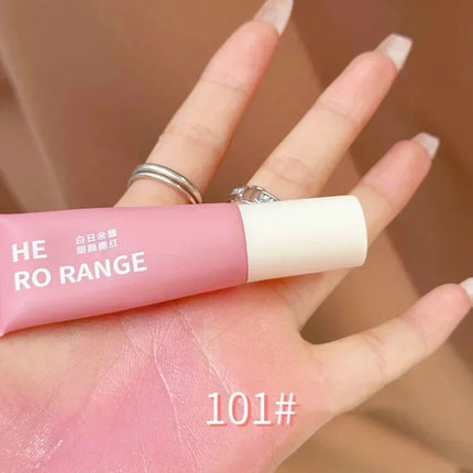 Monochrome Liquid Blusher Lightweight Color Rendering Natural Brighten Matte Rouge Blush Waterproof Facial Contouring Cosmetics