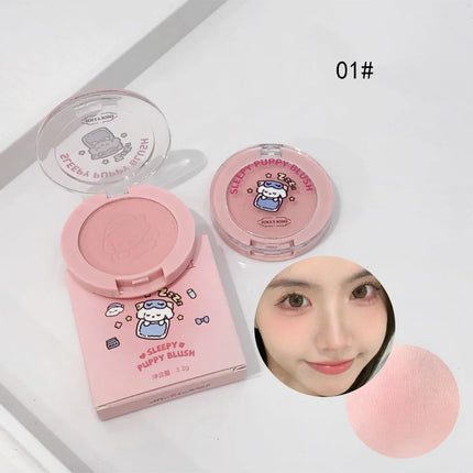 JOLLY JOJO Sleepy Puppy monochrome Blush Expansion Matte Naturally Brightening Highlights Blush
