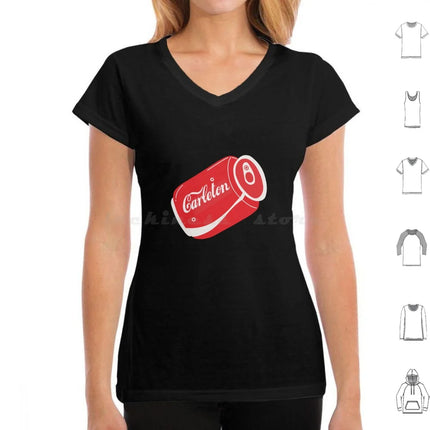 Carleton Coke Can T Shirt Big Size 100% Cotton Coke Carleton Carleton University