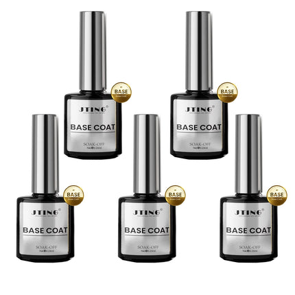 JTING 1/3/5pc 7ml Clear Base Top Coat Gel Polish Uv Semi Permanent Nail Polish  Long Lasting Glass Top Coat  Base Coat