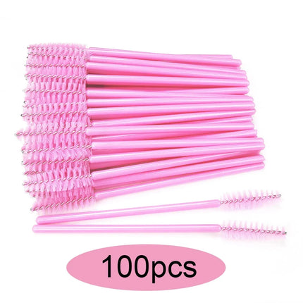 50/100/300/500pcs  Spoolies Mascara Wands Eyebrow Eyelash Brushes Eyelash Applicator for Eyelash Extension Makeup Tool