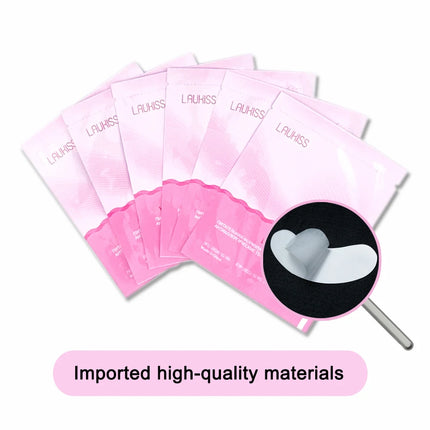50/200/500 Eyelash Patches For Building Grafted Eyelash Pads LAUKISS Packing Under Eyes Paper Stickers For Eyelash Extension