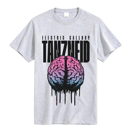 Tanzneid Album Cover Shirt ELECTRIC CALLBOY Band Design T-shirt Unisex Streetwear Cotton Loose Women Men Tshirts Graphic Merch