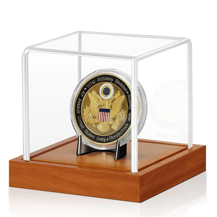 1Pcs Small Metal Display Stand Commemorative Challenge Coin Holder Souvenir Coin Badge Medal Card Display Rack Bracket