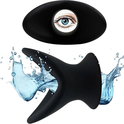 Silicone Anal Butt Plug Trainer Hollow Tunnel Anal Dilator Men Gay Vaginal Speculum Adult Sex Toys for Beginner Woman Female