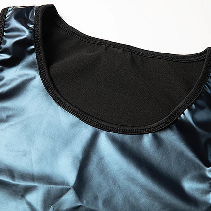 Hot Slimming Sauna Sweat Vest for Men Heat Trapping Pullover Sweat Enhancing Vest Workout Body Shaper Reduce Weight Tank Tops