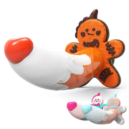 Monster Dildo Silicone Fantasy Colourful Cute Dildo Gingerbread Man Strong Suction Cup Dragon Dildo Anal Plug Sex Toys For Women