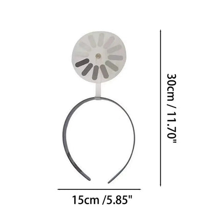 Creative Loading Headband/Hairpin Set for Women Girls, Rotation Funny Brain Loading  Hair Bands Hair Clip Party Props Accessory