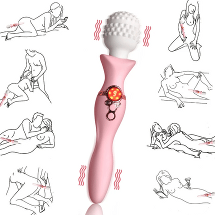 New Sex Toys Dildo Powerful Vibrator for Women AV Magic Wand G-spot Orgasm Masturbator Double Head Stimulation Vibrator