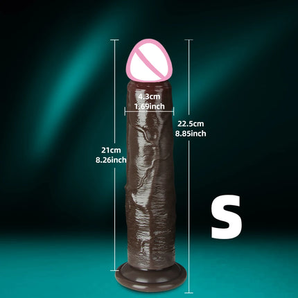 Realistic Penis Sliding Foreskin Dildo Sexy Adult Toys Female Vagina Clitoral Stimulator Dick Women G-spot Masturbator Massager