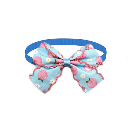 50/100pcs Summer Dog Neck Ties Pet Bowties Small Dog Cat Bowties Cute Fruit Style Puppy Accessories Dog Grooming Pet Supplies