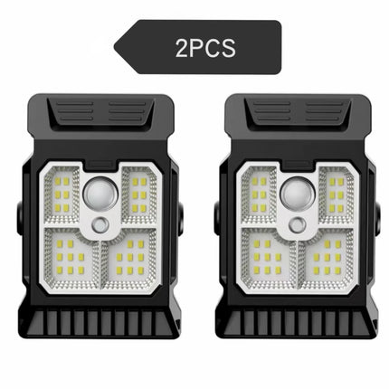 New upgraded intelligent sensing solar clip lamp outdoor courtyard lamp garden lighting solar wall lamp