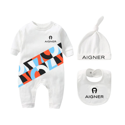 Long sleeved baby jumpsuit 0-12 months, 100% pure cotton, hot selling new baby boy jumpsuit, baby jumpsuit set