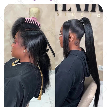 Brazilian 30 34 Inch Raw Virgin Unprocessed Remy Human Hair Extensions Bone Straight  3 4 Bundles Double Weft Bulk Braiding Hair