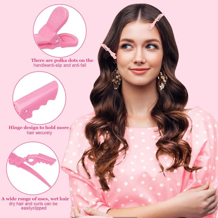 7-Piece Hairbrush Set with Mini Spray Bottle Wide-Tooth Comb Crocodile Clip And Other Hairdressing Accessories for Beauty Care