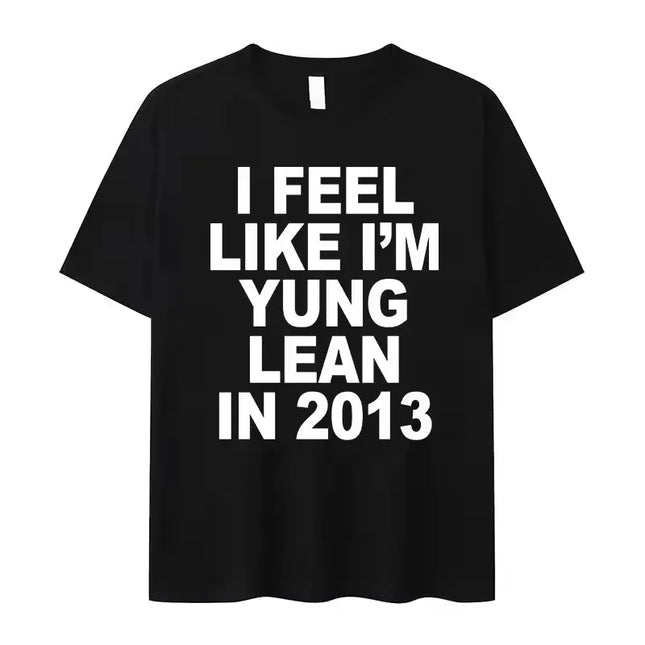 Yung Lean Unknown Death 2002 Album Tour T Shirt Man Fashion Casual Short Sleeve T-shirts Unisex High Quality Cotton Tshirt