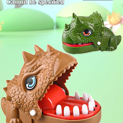 Dinosaur Teeth Biting Finger Toys, Dentist Tabletop Board Tricky Game Random Mechanism Gifts for Boys and Girls Color Random