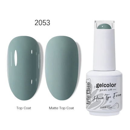 Arte Clavo HEMA TPO FREE Gel Nail Polish 15ML Long Lasting For Manicure Semi Permanent Nail Art UV LED Gel Varnish Nail Supplies
