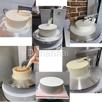 Automatic Cake Cream Spreading Machine Smooth Decoration Rotating Jam Spreader for Baking Accessories