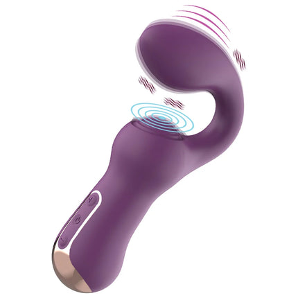 Double Clitoris Stimulator G-Spot Vibrator Powerful Tapping Fapping Finger Anal Dildo Vagina Massager Sex Toys for Women Adults