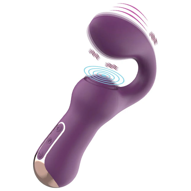 Double Clitoris Stimulator G-Spot Vibrator Powerful Tapping Fapping Finger Anal Dildo Vagina Massager Sex Toys for Women Adults