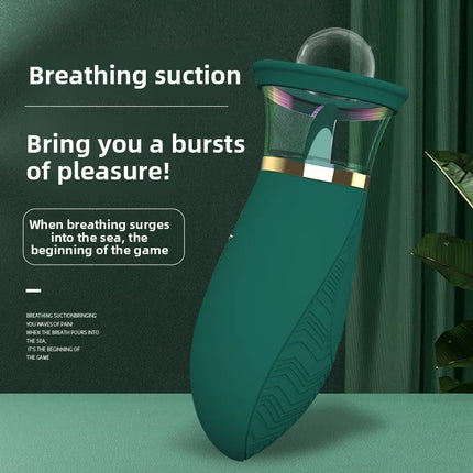 Clitoris Licker Tongue Vibrator Nipples Stimulator Orgasm Vagina Sucking Massager Sexy Toys For Women Female Masturbator