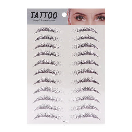 Brow stickers Water-based Lasting 4D Hair-like Eyebrow Authentic Eyebrow Tattoo Sticker False Eyebrows