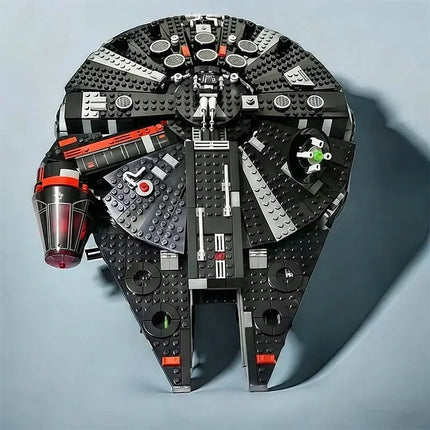 New MOC 1579PCS Falcon Compatible  Millennium Dark Spaceship Boy Brick Creative Educational Gift