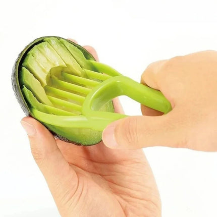 1-3PC 3 in 1 Avocado Slicer Shea Corer Butter Fruit Peeler Cutter Pulp Separator Plastic Knife Kitchen Vegetable Tools