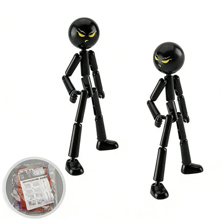 3D Printing Mannequin Multi-jointed Stickman Toy Stickman Action Figure Toy with Movable Joints Assembled Gifts For Kids Adult