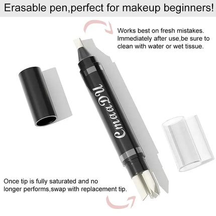 CmaaDu Eyeliner Makeup Remover Pen Waterproof Long Lasting Quick Dry Portable Eraser for Sensitive Skin Eyes