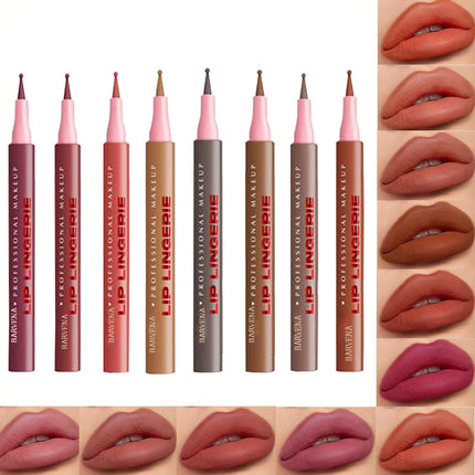 Matte 12 color lipliner, outline lip lipstick lipliner, waterproof, sweat resistant, smooth, dripping liquid lip liner